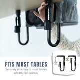 Perch Hook on Highchair - Salt and Pepper