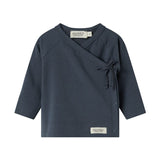 Tut Wrap Long Sleeve in Dark Blue