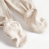Rubetta Sleeper Onesie in Wheat