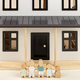 Set of 5 Family Wooden Dollhouse Characters