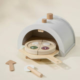 Wooden Pizza Oven Playset and Accessories