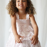 Amélie | Muslin Cotton Anglaise Dress | Seashell