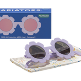 Iris Polarized Flower Sunglasses with Mirrored Lens