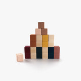 Wooden Cubes Set Multicoloured Toy for Children Cubes