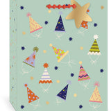 Party Time Hats Large Vertical Bag 11" X 4.75" X 13.75".