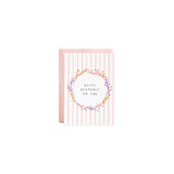 Happy Birthday Wreath - Petite Card