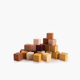 Wooden Blocks Set Multicoloured Toy for Children Cubes