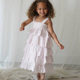 Amélie | Muslin Cotton Anglaise Dress | Seashell