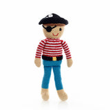 Handcrafted Fun-Loving Pirate Doll – Organic Cotton Crochet