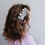 Scalloped Floral Mini Clic Clacs
