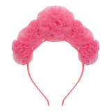 Pink Ruffle Flower Headdress