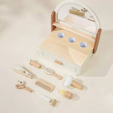 Wooden Beauty Station Playset and Accessories