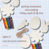 Spring Ornament Decorating