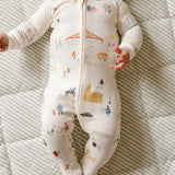 Ribbed Baby Sleeper Explore the World