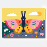 Paint by Numbers Kit & Canvas for Kids - Spring Wings