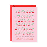 Sweet Cherry Birthday - Greeting Card