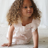 Chloé | Corduroy Cotton Anglaise Dress | Primrose