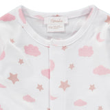 Moon and Stars Footie | Pink
