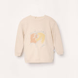 Organic Pima cotton kids sweatshirt - pastel birds