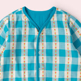 Blue Flowers Reversible Spring Jacket