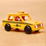 Wooden Taxi Car