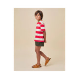 Red stripes t-shirt