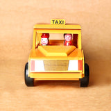 Wooden Taxi Car