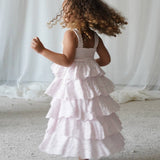 Amélie | Muslin Cotton Anglaise Dress | Seashell