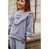 Wally Frill Sweat Shirt Tradewinds