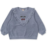 Wally Frill Sweat Shirt Tradewinds