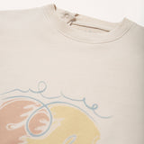 Organic Pima cotton kids sweatshirt - pastel birds