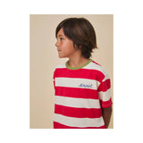Red stripes t-shirt