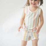 Tank Set in Pastel Stripes