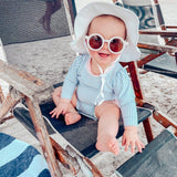 Kids Sunglasses Round (Vanilla)