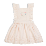 Chloé | Corduroy Cotton Anglaise Dress | Primrose