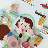 Creative Play Bath Stickers & Poster Set  - Makeup