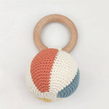 Teether Beach Cotton Crochet Rattle Ball