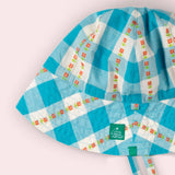 Blue Flowers Reversible Sunhat