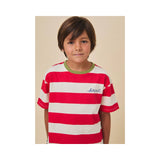 Red stripes t-shirt