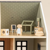 Wooden Doll House Kids Room Furniture & Accessories (7 pcs)