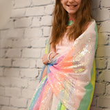 Stripy Sequins Cape