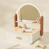 Wooden Beauty Station Playset and Accessories