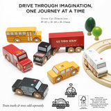 American Wooden Car Set