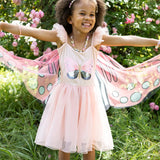Sequins Secret Butterfly Twirl Dress with Wings