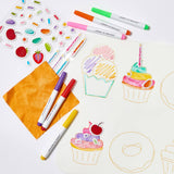 Wipeable Silicone Coloring Mat - Sweet As