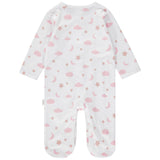 Moon and Stars Footie | Pink