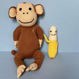 Knitted Monkey Doll (Handmade)