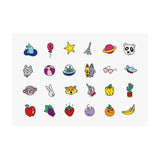 Nail Polish and Nail Sticker Set for Kids POP
