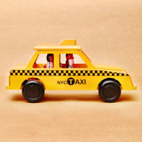 Wooden Taxi Car