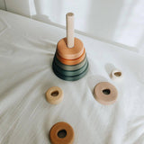 Wooden Ring Stacker Toy Stacking Toy Baby Gift Stacking Ring